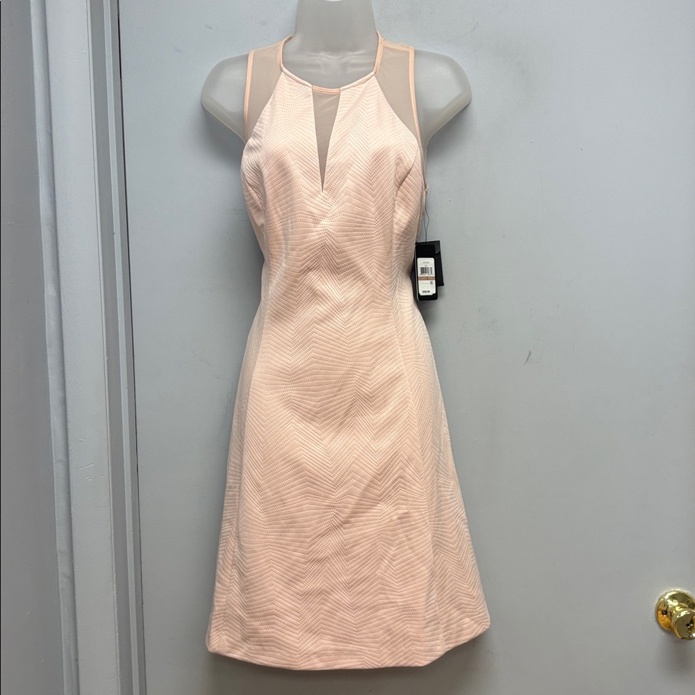 GUESS Blush Pink Textured Dress – NWT